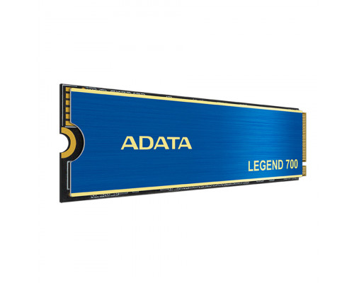 Винчестер SSD ADATA  Legend 700,  256Gb,  NVMe M2,  R1900 Mb, s,  W1000 Mb, s,  ALEG-700-256GCS,  PCIe 3.0x4