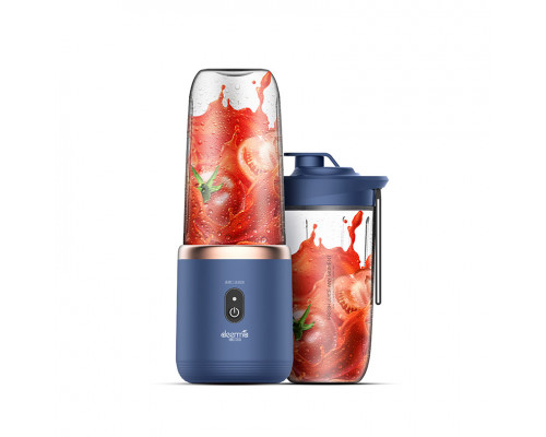 Блендер Deerma NU06 Juice Blender,  140 Вт,  объем чаши 400 мл,  ёмкость батареи 1500 мАч,  пластик,  син