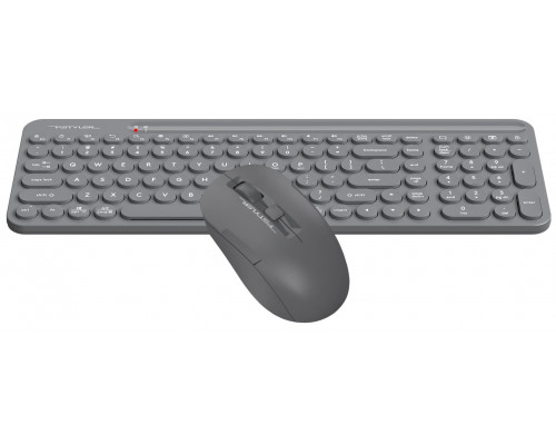 Клавиатура + Мышь A4 Tech FG3300 Air Grey Fstyler, беспроводная, Анг/Рус, оптическая мышь, Air Grey