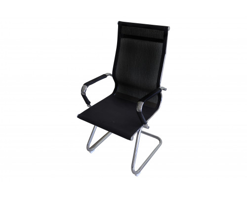 Компьютерный стул - Net 572 спинка из сетки,  ножки никель,  черный
