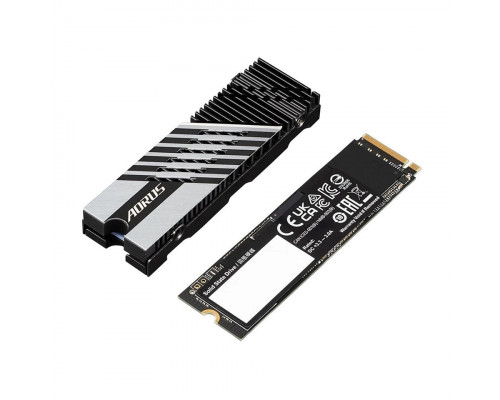Винчестер SSD Gigabyte AORUS, 2000 Gb, AG4732TB, NVMe PCI-E 4.0, R7300Mb/s, W6850MB/s, M.2 2280