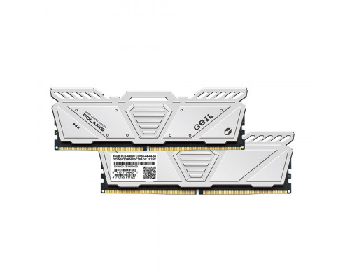 Оперативная память GEIL 32 Gb kit (16Gbx2), DDR5, Polaris GOW532GB5600C38ADC White, 5600Mhz/PC5-4480