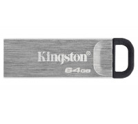 Уст-во хранения данных Kingston, DataTraveler Kyson, 64 Gb, USB 3.2, DTKN/64GB, Серебристый