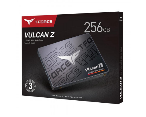 Винчестер SSD TeamGroup T-FORCE VULCAN Z, 256GB, 2.5” SATA3 R520Mb/s, W450MB/s T253TZ256G0C101