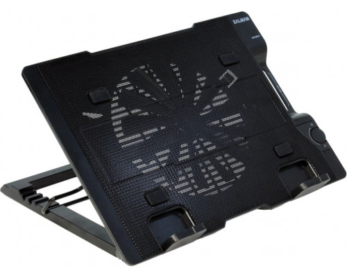 Охлаждающая подставка для ноутбука, Zalman, ZM-NS2000, 200мм, 20дБ, 470-610 об/мин, до 17”, 5 уровне
