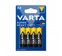 Батарейка VARTA R6P Super Heavy Duty,  AA,  1.5 V,  4 шт.,  блистер