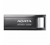 Уст-во хранения данных ADATA UR340,  32GB,  100 MB, s,  USB 3.2,  AROY-UR340-32GBK,  черный