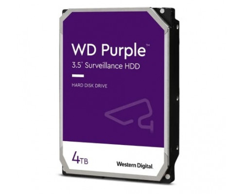 Винчестер Western Digital, 4 Tb, WD42PURU Purple, 256 Mb, SATA 6Gb/s, 5400 об/мин, 3.5"