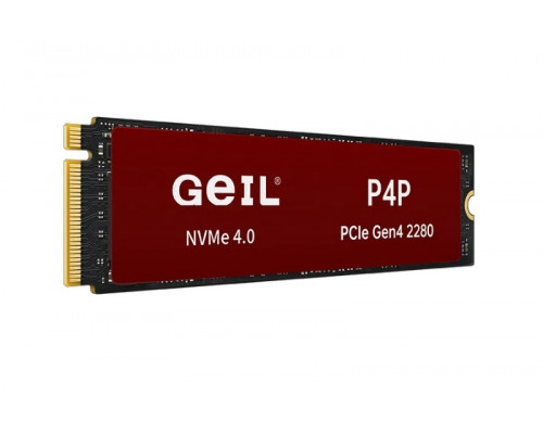 Винчестер SSD GEIL, 1000 Gb, P4PDC23C1TBA P4P M.2 2280 PCI-E R7300MB/s W6800MB/s