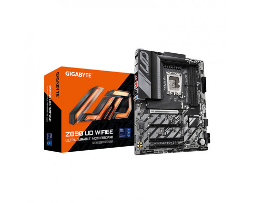 Мат. плата Gigabyte Z890 UD WIFI6E,  LGA1851,  iZ890,  4xDDR5,  4xSATA3,  3xM.2,  Raid,  1*DP,  1*USB4 USB T