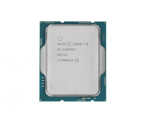 Процессор Intel Core i5-12600KF, 3.7 Ghz, S-1700, L3 cache: 20 mb/Alder Lake/10nm/10 ядер/125Вт, OEM