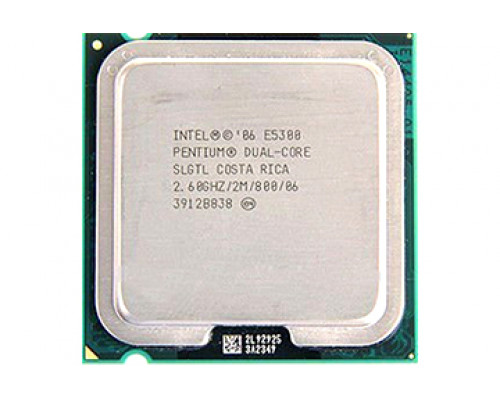 Процессор Intel Pentium E5300,  2, 6 Ghz,  S-775,  L2 cache:2mb, Wolfdalel, 45nm, 2 ядра, 65Вт,  OEM