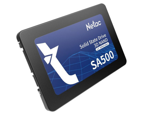 Винчестер SSD Netac, 240 Gb, SA500 NT01SA500-240G-S3X, SATA 3.0, R520Mb/s, W450MB/s, 2.5"