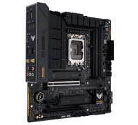 Мат. плата Asus B760M-PLUS TUF GAMING WIFI D4,  S-1700,  Intel B760,  4 DDR4, 4 SATA3, 2xM.2, HDMI, DP, 2xPC