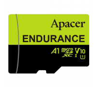 Флеш-карта Apacer AP64GEDM1D05-R,  64GB,  100 MB, s,  MicroSD Class 10 U1 + адаптер