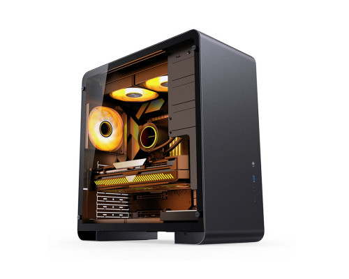 Корпус Jonsbo,  U4 Pro Black,  Mid-Tower,  ATX, M-ATX, M-ITX,  USB 3.2 Type-C*1, USB 3.0*1,  Audio+Mic,  Высо