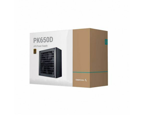 Блок питания Deepcool PK650D R-PK650D-FA0B-EU,  650W,  ATX,  Bronze,  20+4 pin,  4+4pin,  7*Sata,  4*Molex