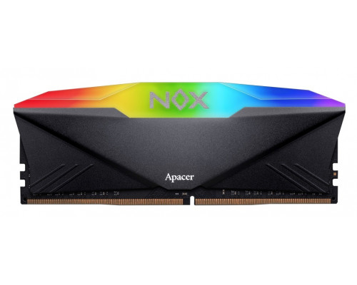 Оперативная память Apacer NOX RGB AH4U08G32C28YNBAA-1, DDR4, 8GB, DIMM PC4-25600/3200MHz