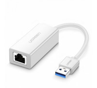 Адаптер Ugreen CR111 (20255),  USB 3.0 A To Gigabit Ethernet,  белый