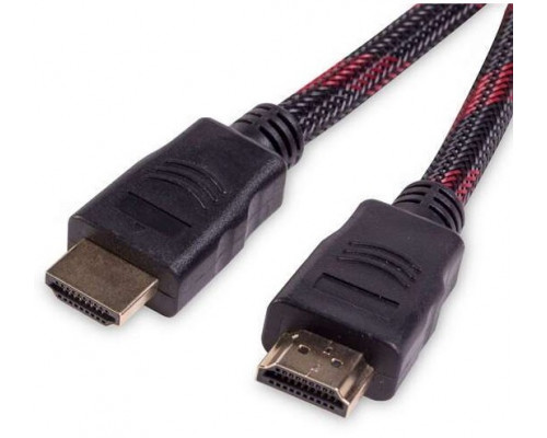 Кабель HDMI-HDMI iPower, iPiHDMi30, HDMI-HDMI, Пол. пакет, Контакты с золотым напылением, 3 м, Нейло