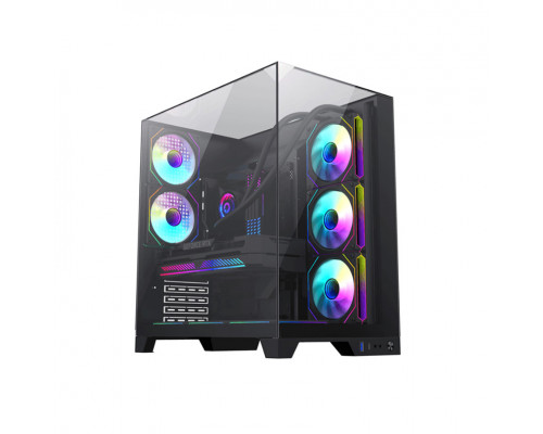 Корпус Gamemax, Infinity Plus BK, Mid Tower, ATX/M-ATX/M-ITX, USB 3.1*1, HD Audio+Mic, Высота процес