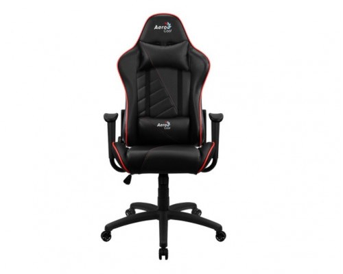Игровое компьютерное кресло Aerocool AC110 AIR Black-Red, Искусственная кожа PU AIR, 130 кг, 53*54*1