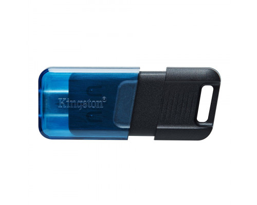 Уст-во хранения данных Kingston DataTraveler 80M, 256 Gb, 200 MB/s, TYPE-C, DT80M/256GB, чёрный