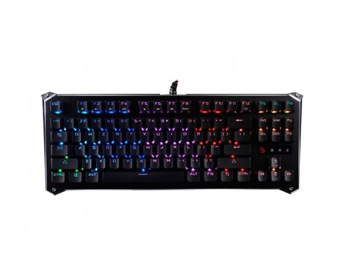 Клавиатура Bloody B930, игровая, механическая, USB, подсветка RGB, Анг/Рус, чёрный