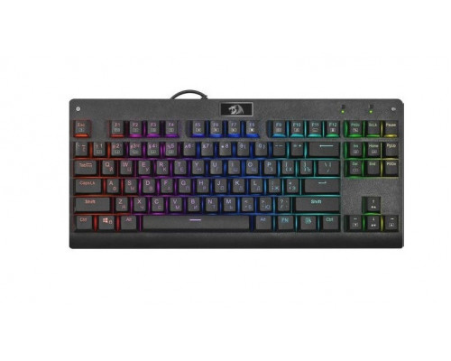 Клавиатура Redragon Dark Avenger 2, игровая, механическая, USB, Анг/Рус, RGB подсветка Чёрный