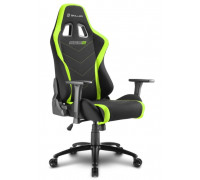 Игровое компьютерное кресло Sharkoon Skiller SGS2 Black, Green,  Дышащая тканевая поверхность,  Регулир