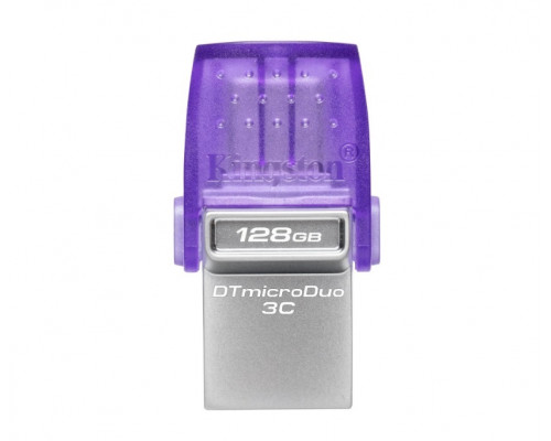 Уст-во хранения данных Kingston DataTraveler MicroDuo 3C, 128 Gb, 200 MB/s, USB3.2+Type-C, DTDUO3CG3