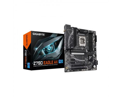 Мат. плата Gigabyte Z790 EAGLE AX, S-1700, Intel Z790, 4xDDR5 7600(OC)/5600/5400/5200/4800/4400, 4xS