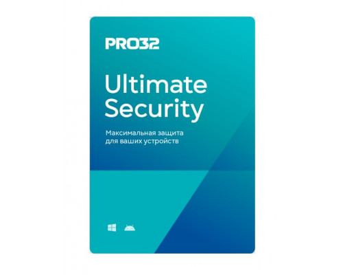 Программа- Антивирус PRO32 Ultimate Security - лицензия на 1 год 3ПК (PRO32-PUS-NS(BOX)-1-3 KZ),  BOX