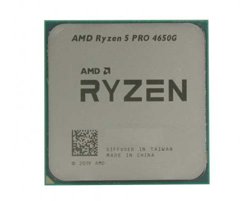 Процессор AMD Ryzen 5 PRO 4650G 3,7Гц (4,2ГГц Turbo) 6-ядер 12 потоков, 3MB L2, 8MB L3, 65W,  AM4, O