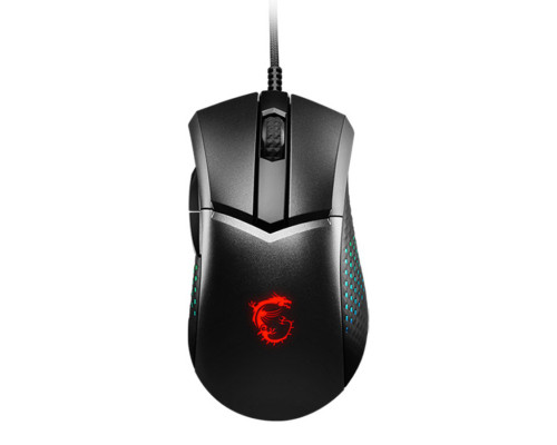 Мышь MSI Clutch GM51 LIGHTWEIGHT RGB, 6400 dpi, USB, 2м, Черный