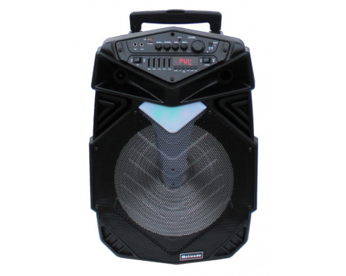 Колонка портативная Meirende MR-V15 Black, Wireless Speaker, Пульт, 2 Микрофона, Bluetooth, FM радио