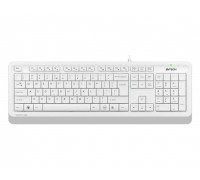 Клавиатура A4 Tech,  FK-10-WHITE Fstyler,  USB,  Анг, Рус, Каз,  Белая