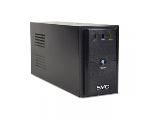 ИБП SVC, V-500-L-LCD, 500VA/300W, Диапазон работы AVR: 165-275В, AVR в режиме Booster: 138-292В, Бат