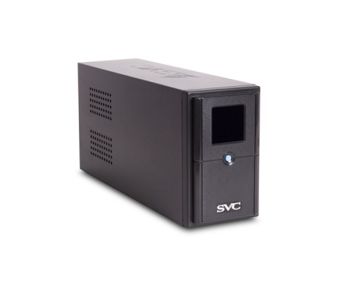 ИБП SVC, V-650-L-LCD, 650VA, 390W, Диапазон работы AVR: 165-275В, AVR в режиме Booster: 138-292В, Бат