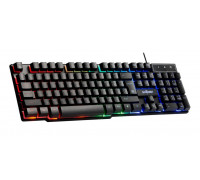 Клавиатура Defender,  Mayhem GK-360DL,  игровая,  USB,  Анг, Рус,  RGB подсветка Черный