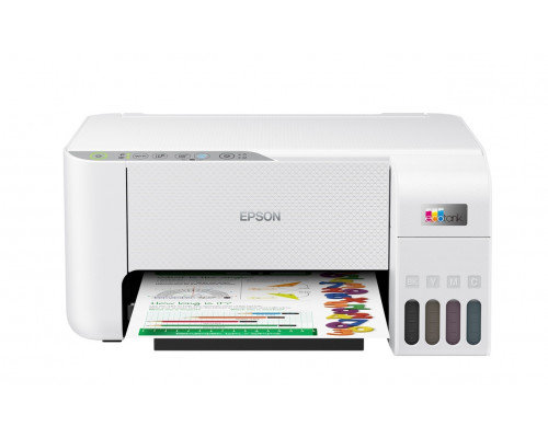 Принтер МФУ Epson,  L3256,  USB 2.0,  Wi-Fi,  100 лист, 33 с, м (ч, б А4), Кол-во цветов 4,  Прин 5760x1440, с
