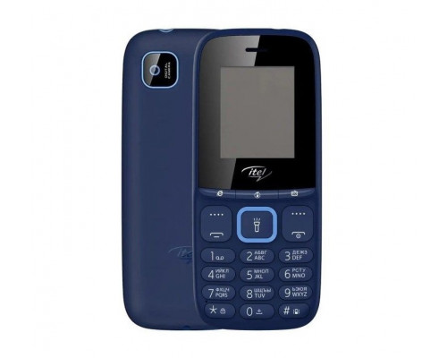 Сотовый телефон ITEL it2173 1.77 TFT,   2 SIM,  microSD пямять,  1000 мАч тёмно-синий