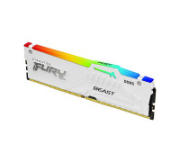 Оперативная память Kingston 16 Gb,  DDR5,  HyperX Fury Beast White RGB XMP,  KF552C40BWA-16,  PC5-41600