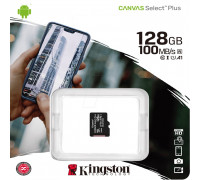 Флеш-карта Kingston SDCS2, 128GBSP,  128GB,  MicroSDHC Class 10 U1 без адаптера