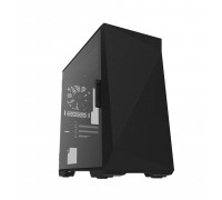 Корпус Zalman Z1 ICEBERG BLACK,  Mini-Tower,  mATX ,  Mini-ITX,  USB 3.0*1, 2.0*2,  HD Audio, Mic,  Кулер 3*