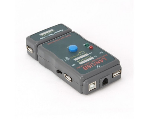 Кабельный тестер Cablexpert NCT-2,  Для Тестирования RJ11+RJ12,  4USB,  для UTP, STP, USB