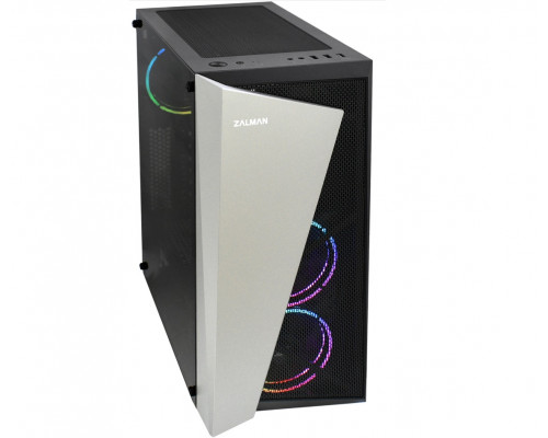 Корпус Zalman S4 Plus, ATX/Micro ATX, USB 1*3.0/2*2.0/Без БП/HD-Audio+Mic, 400 x 206 x 458 мм, RGB s