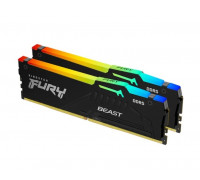Оперативная память Kingston 16 Gb,  DDR5,  HyperX Fury Beast RGB EXPO,  KF556C36BBEAK2-16 (Kit 2x8GB)