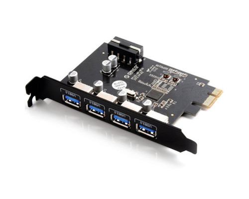 Контроллер Orico,  PVU3-4P-V1,  PCI-E на USB 3.0 x 4 порта