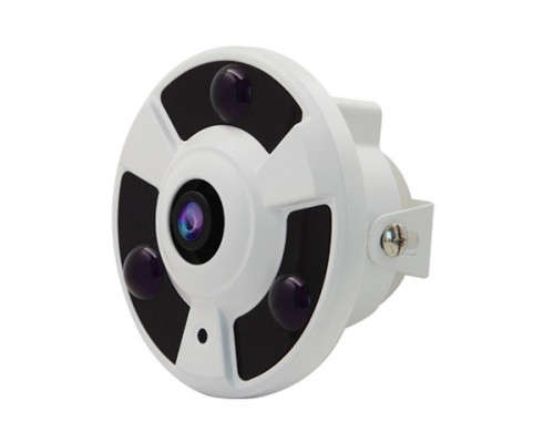 Камера Наружняя  IP Jovision JVS-N93-360, HD 3.0mp, Lens: 1.42mm, Infra-Red, 12V, белый, 0°～180°  Ve